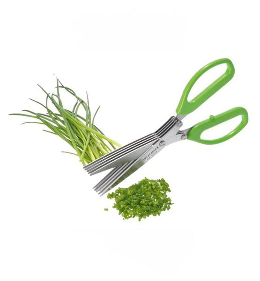 Kräuterschere mit Reinigungs­kamm, 19 cm
