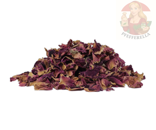 Rote Rosenblätter – getrocknete Blütenblätter