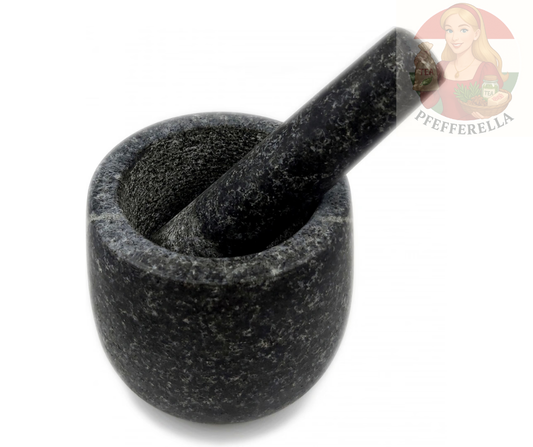 Steinmörser mit Stößel 11,5 cm – leichte Beschädigung