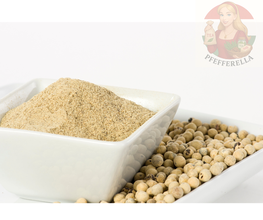 Pfeffer, weiß, gemahlen