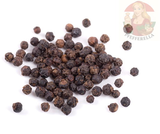 Pfeffer, schwarz, ganz