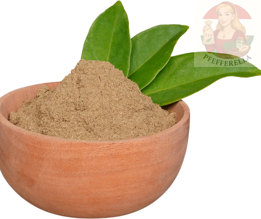 Lorbeerblätter gemahlen